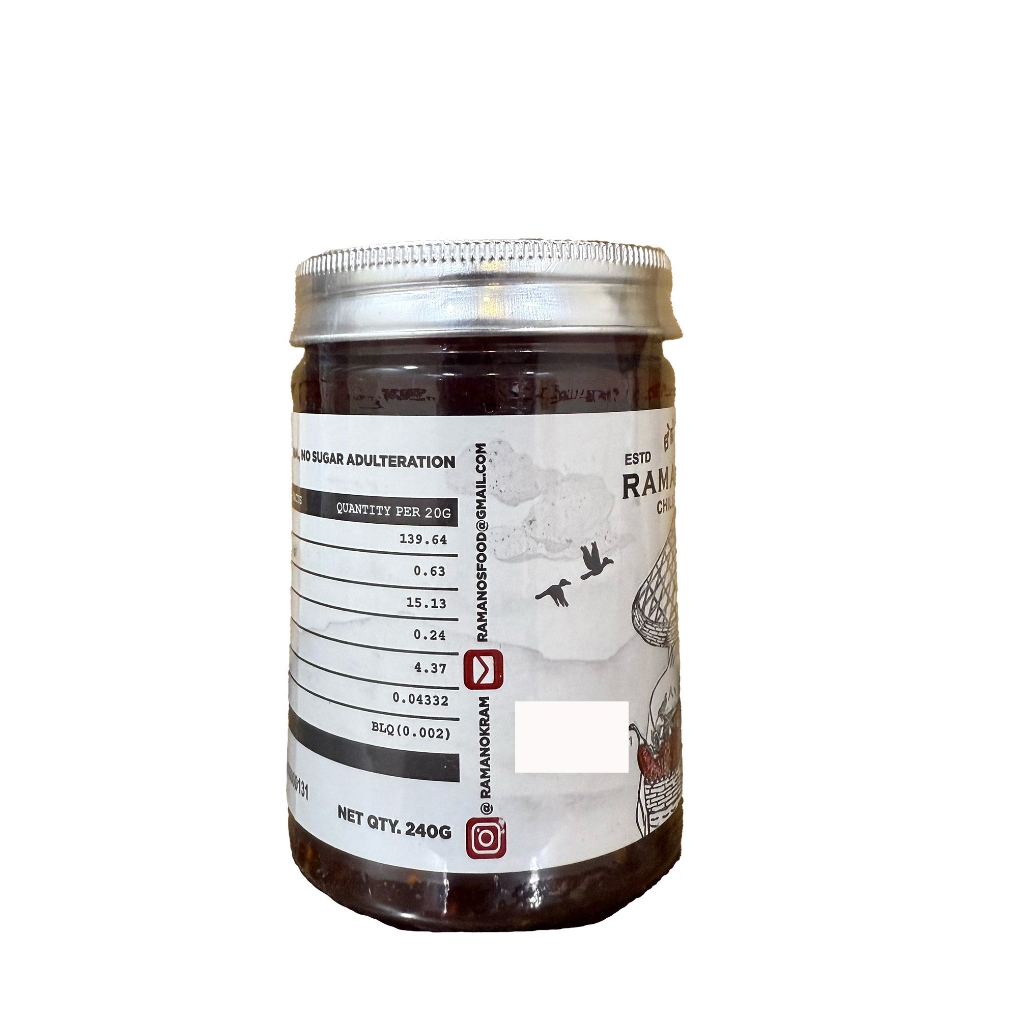 Garlic Chilli Crisp, 240g (Crispy Garlic, Onion & 5 Chilli Blend | No MSG | No Preservatives) image 3