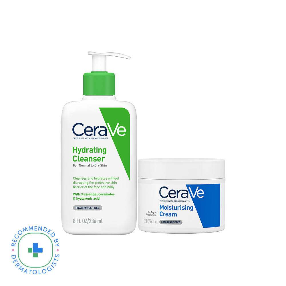 CeraVe Facewash Moisturizer Combo