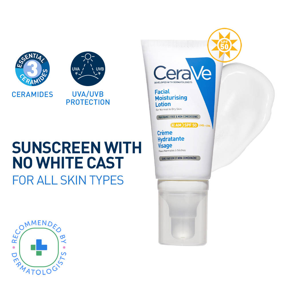 CeraVe AM Facial Moisturizer SPF 50