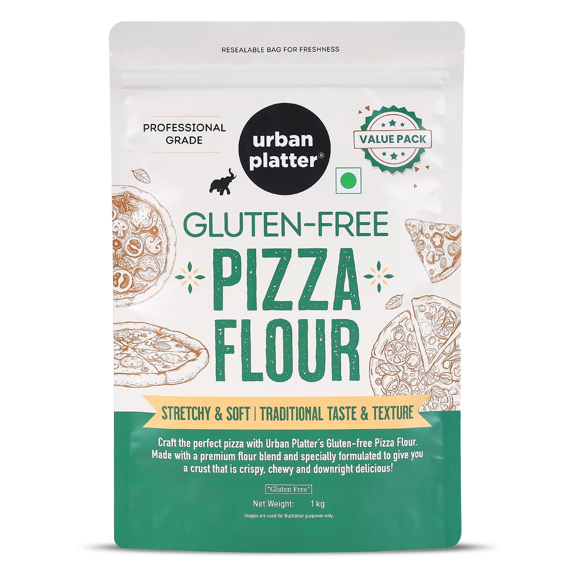 Urban Platter Gluten-Free Pizza Flour 1kg