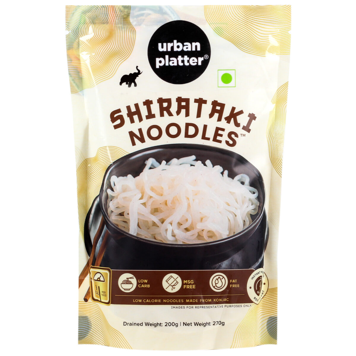 Urban Platter Shirataki Konjac Noodles 270g