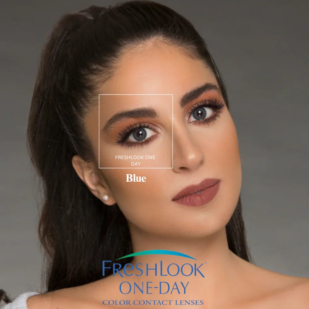 Freshlook 10 One Day Contact Lens +Circle Color BLUE