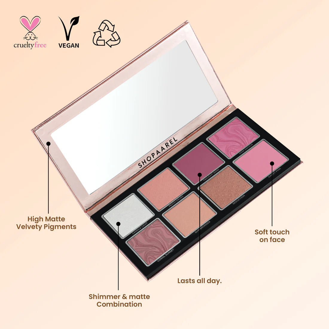 Shopaarel Big Bang - Blusher palette 02