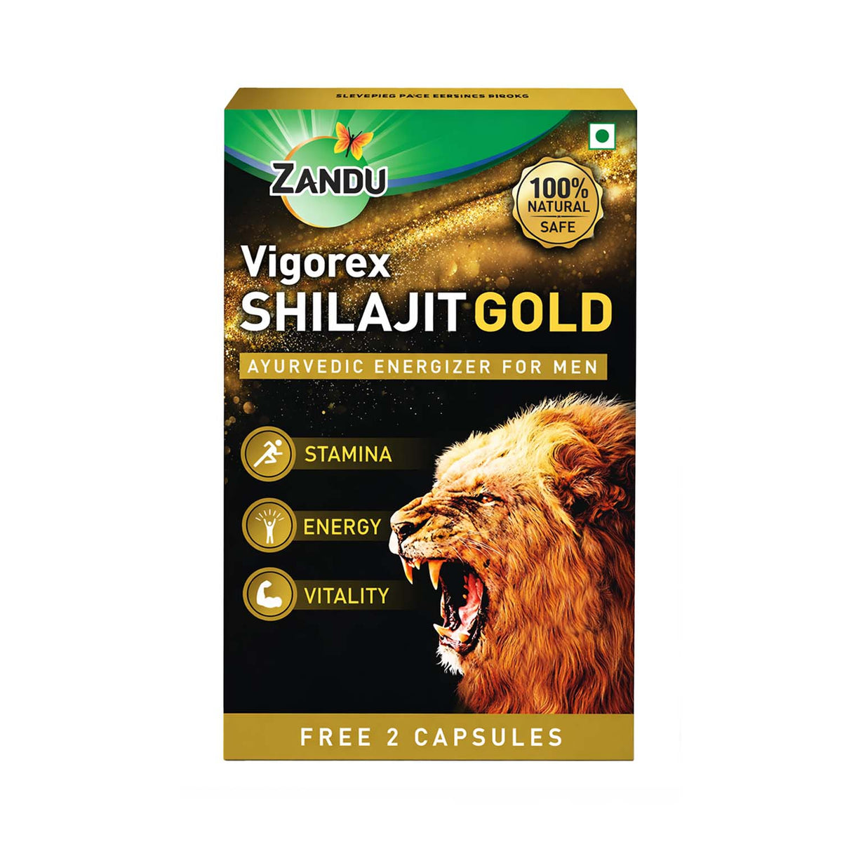Zandu-O Zandu Vigorex Shilajit Gold (2 Caps Free) 10+2 N Caps