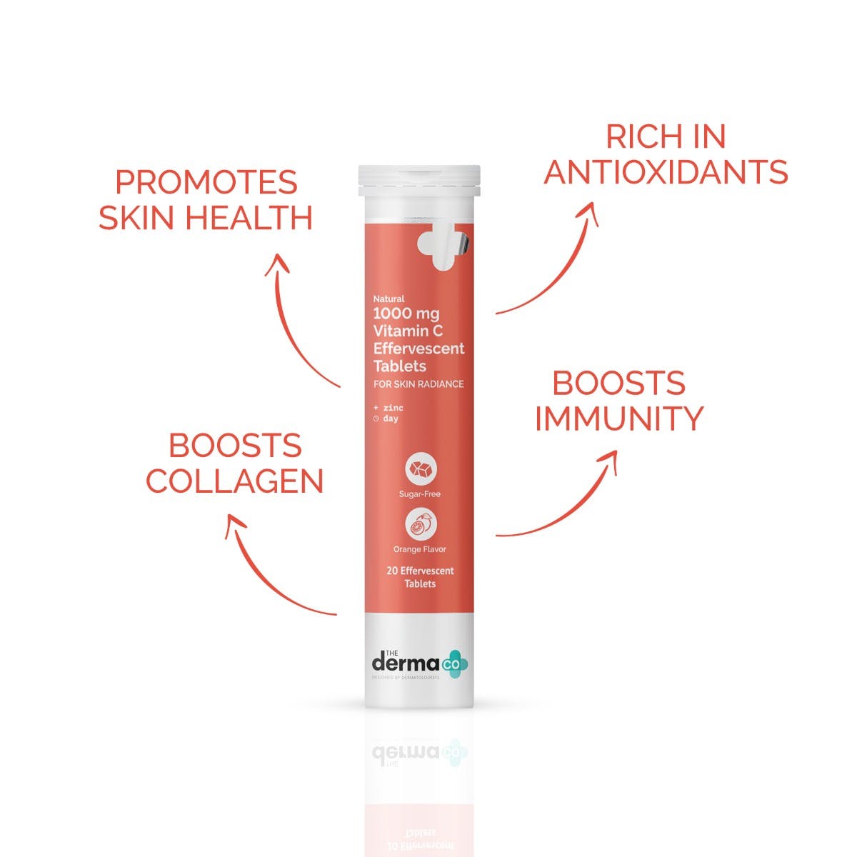 Derma - 1000 mg Vitamin C Effervescent Tablets For Skin Radiance