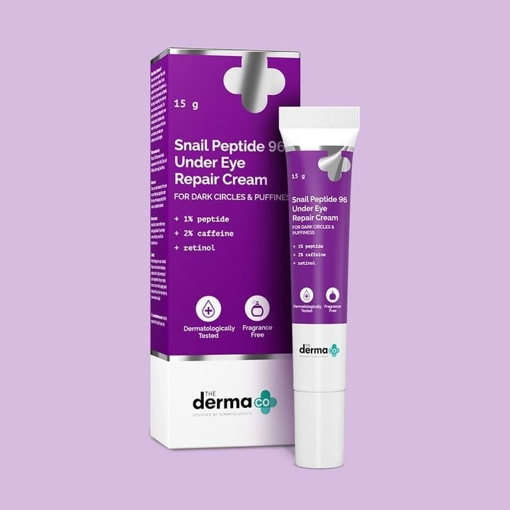The Derma - Snail Peptide 96 Under Eye Repair Cream For Dark Circles & Puffiness (15g)