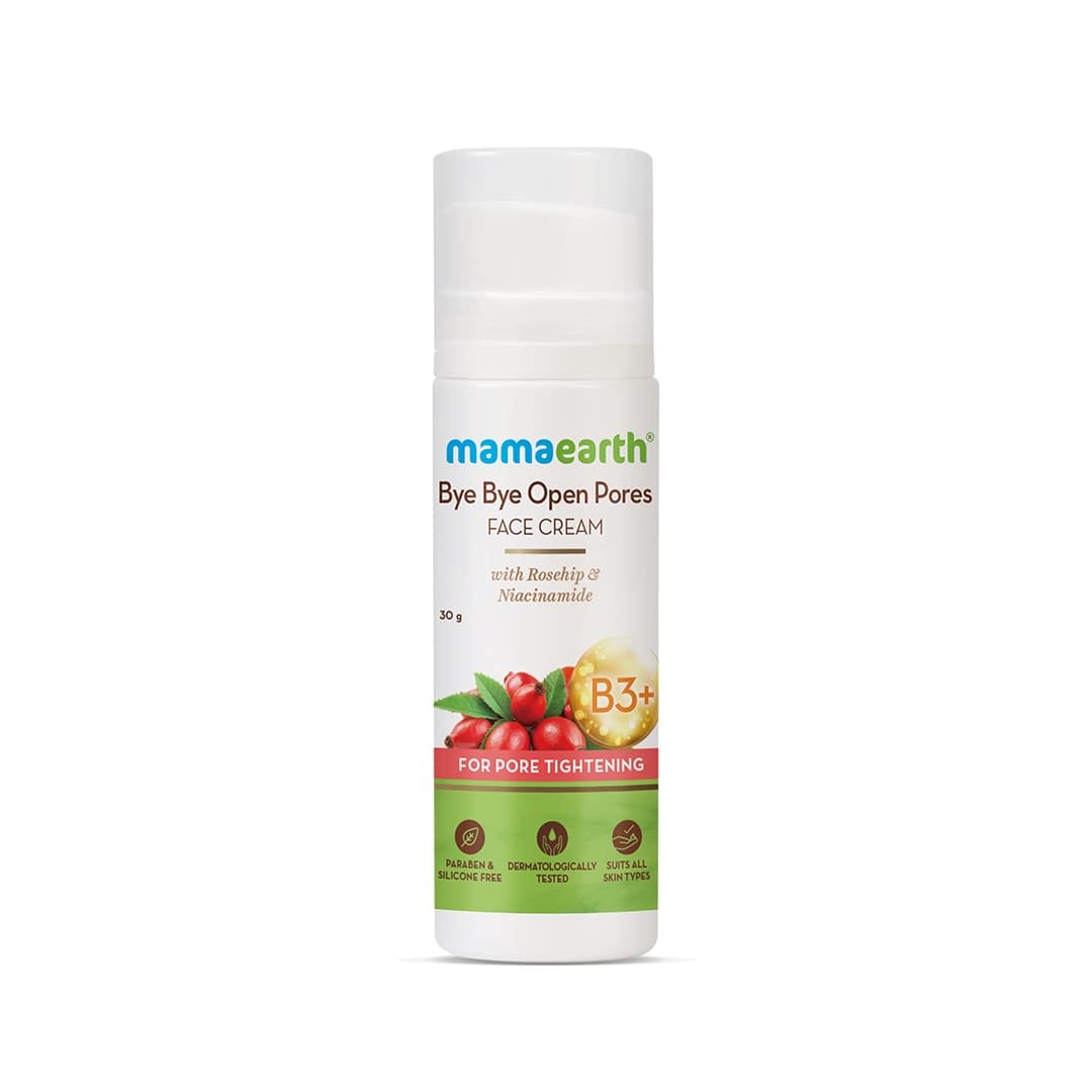 Mamaearth - Bye Bye Open Pores Face Cream With Rosehip & Niacinamide (30g)