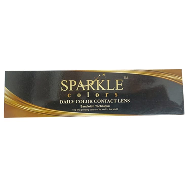 Sparkle Colors - Daily Color Contact Lenses Sandwich Technique (Pack Of 12)