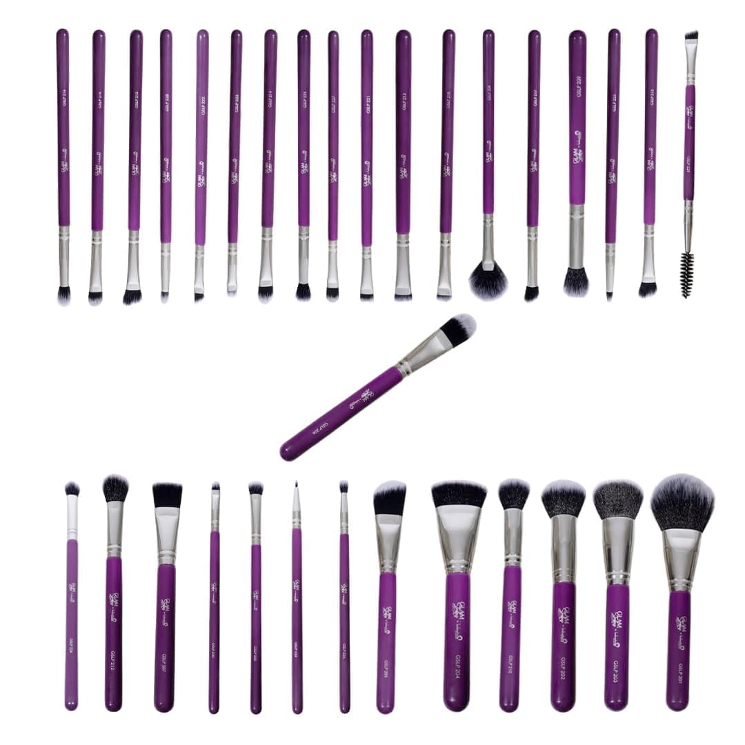 Glam Strokes By London Prime - 32 Pcs Brush Set (Black)