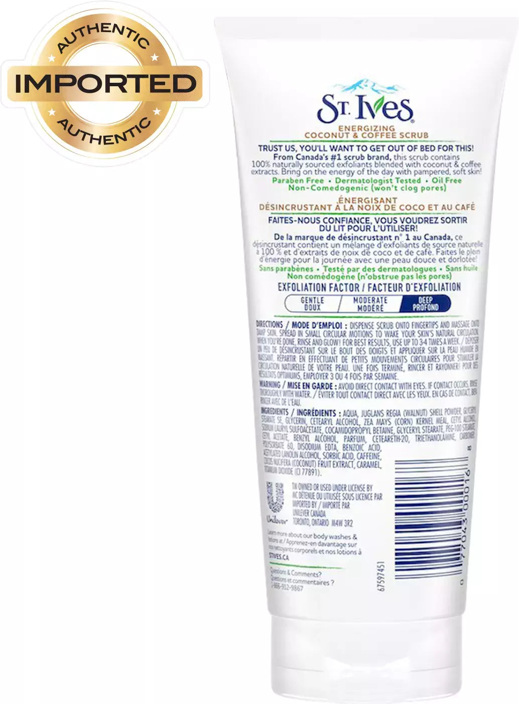 ST. Ives - Energizing Scrub Coconut & Coffee (170g)