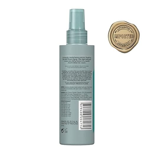 Toni & Guy - Sea Salt Texturising Spray For Beachy Locks Defines & Texturises Natural Waves (200ML)