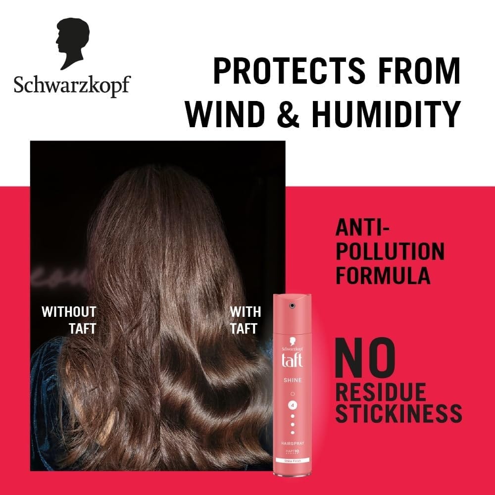 Schwarzkopf - Taft Shine Hairspray - 4 Spray (250mL)