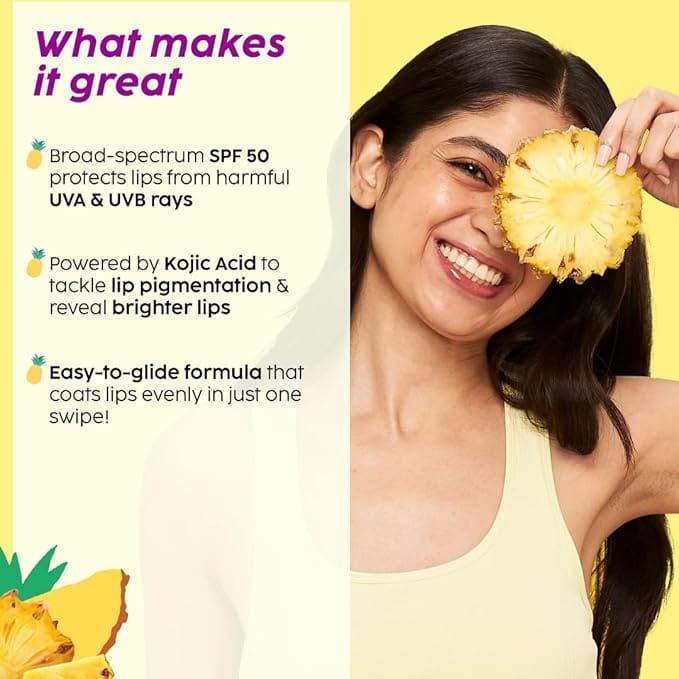 Plix - Pineapple Brightening Lip Balm Spf50 PA++ (4g)