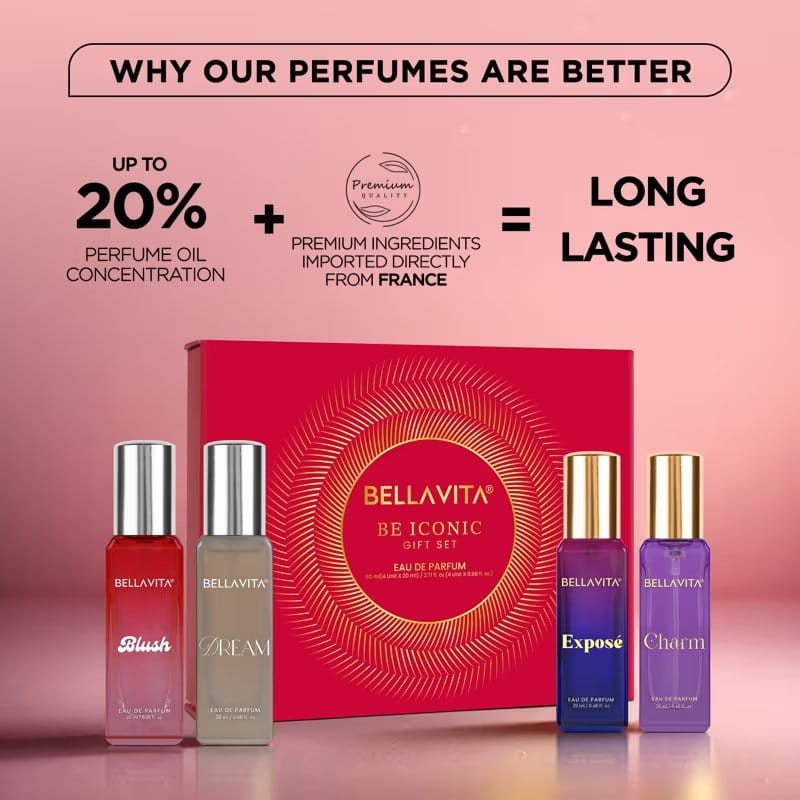 Bellavita - Be Iconic Gift Set For Her Eau De Parfum (80ML)