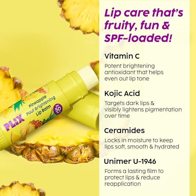 Plix - Pineapple Brightening Lip Balm Spf50 PA++ (4g)