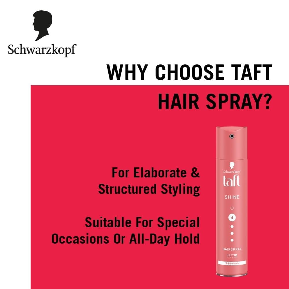 Schwarzkopf - Taft Shine Hairspray - 4 Spray (250mL)