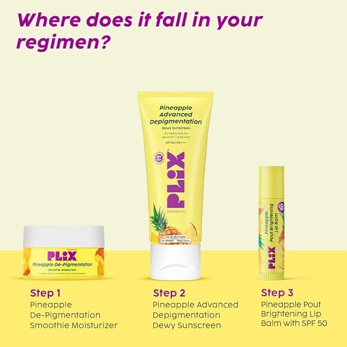 Plix - Pineapple Brightening Lip Balm Spf50 PA++ (4g)