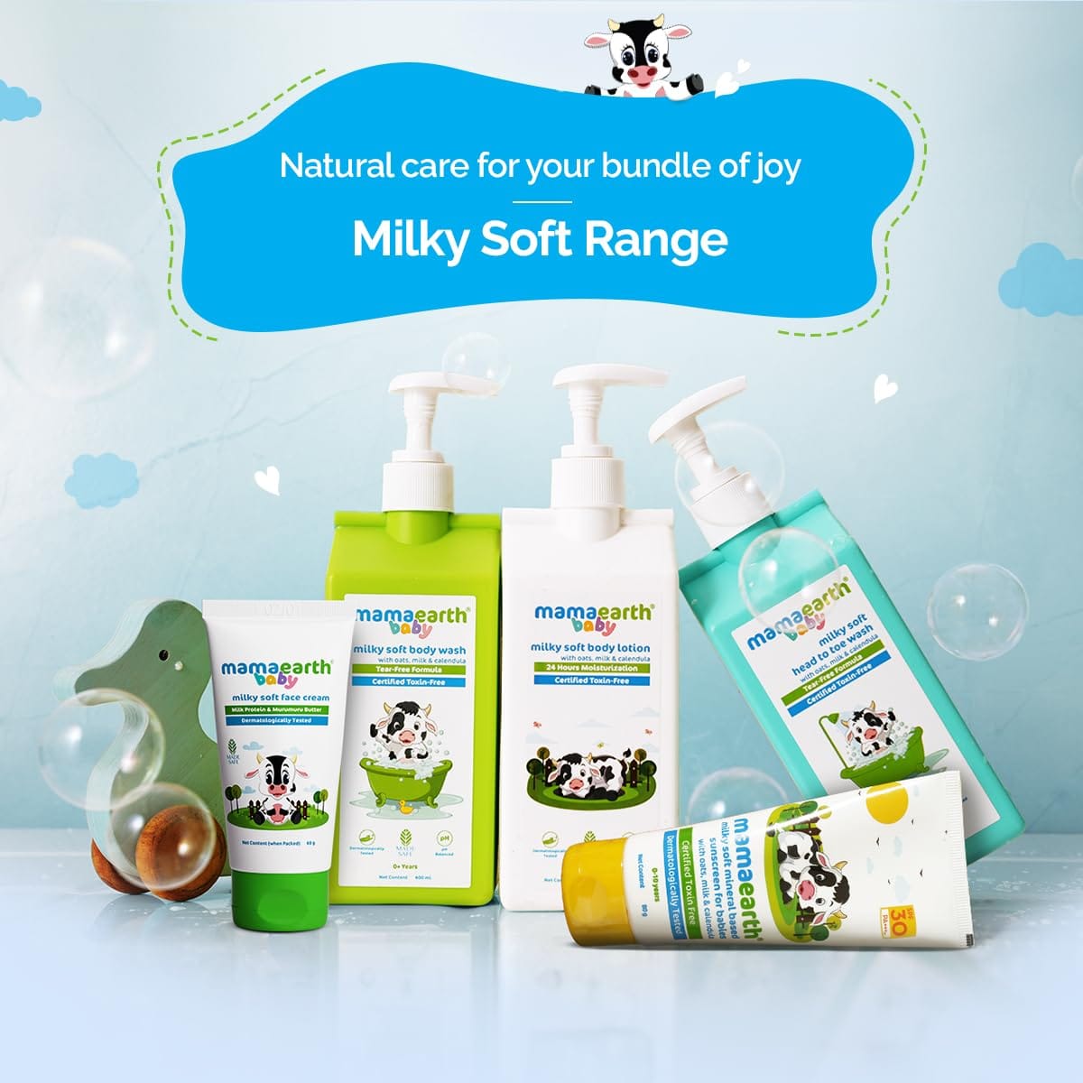 Mamaearth - Milky Soft Head To Toe Wash (400ML)