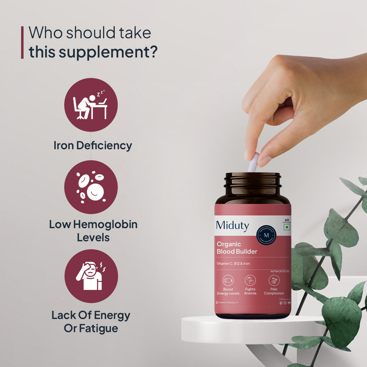 Miduty Organic Blood Builder