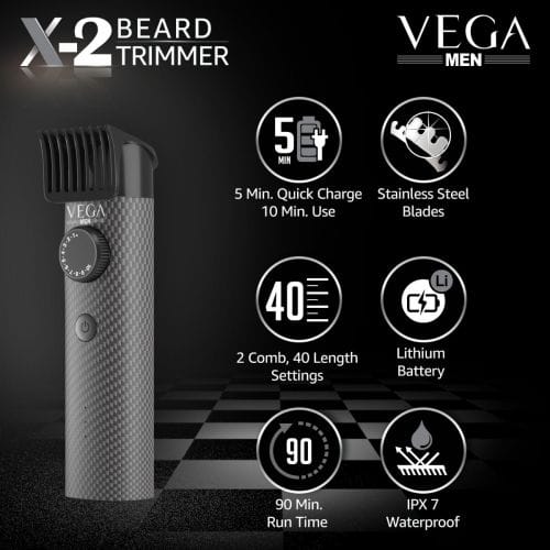 Vega - X2 Beard Trimmer-(VHTH-17)
