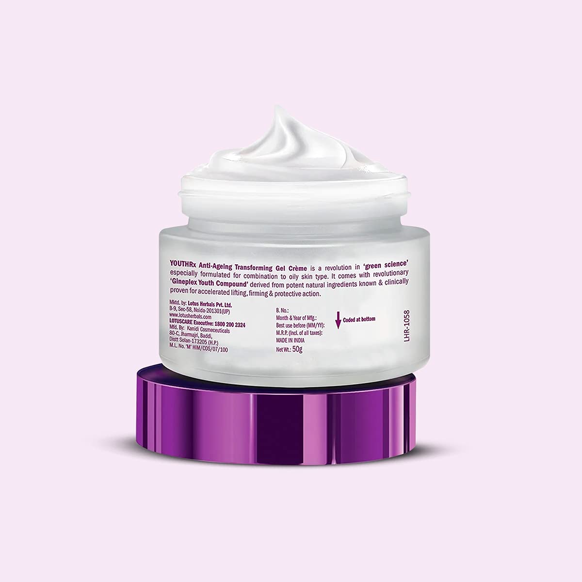 LOTUS HERBALS Lotus Herbal Gineplex Anti Agening Transforming Gel Cream Spf 20 50g