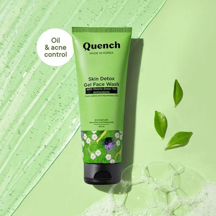 Quench - Skin Detox Gel Face Wash With Matcha Green Tea Antioxidants (100ML) [BUY1 GET 1]