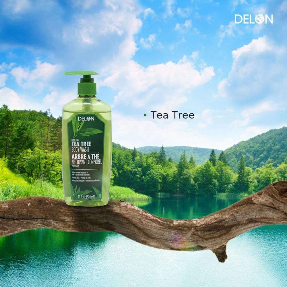 Delon - Purifying Tea Tree Body Wash (325ML) [Buy 1 Get 1 Free]