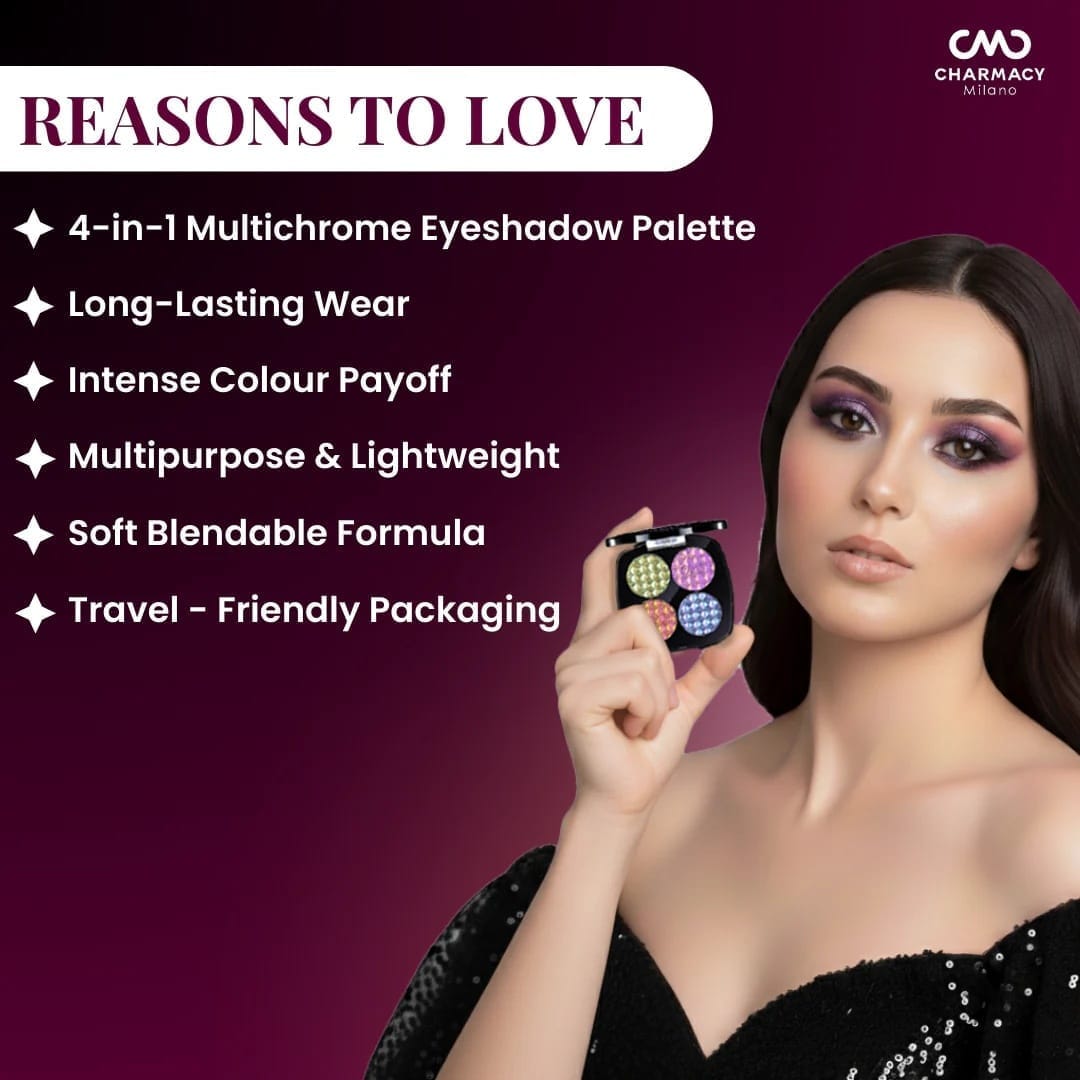 Charmacy Milano - Insane Quad Eyeshadow Palette (3.6g)