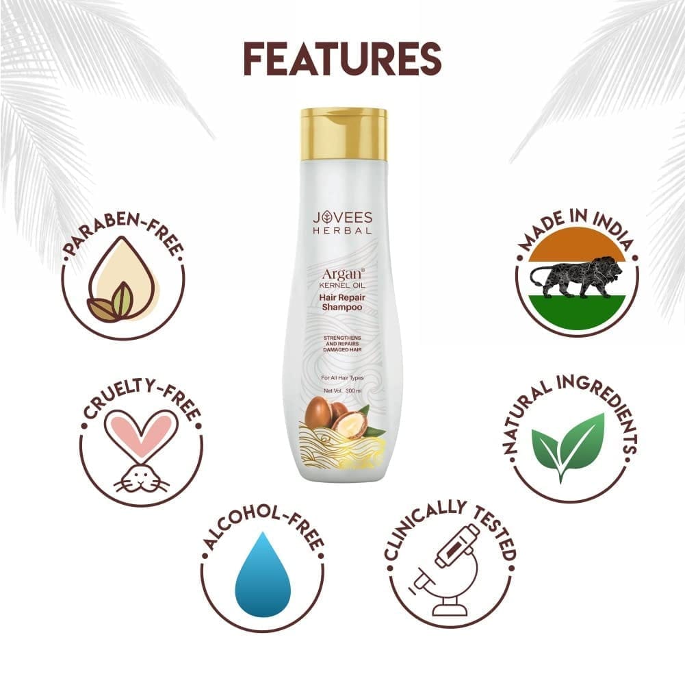 Jovees - ARGAN KERNEL OIL HAIR REPAIR SHAMPOO (300mL)