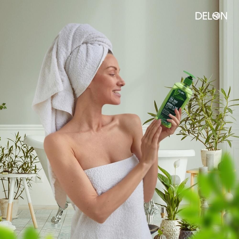 Delon - Purifying Tea Tree Body Wash (325ML) [Buy 1 Get 1 Free]