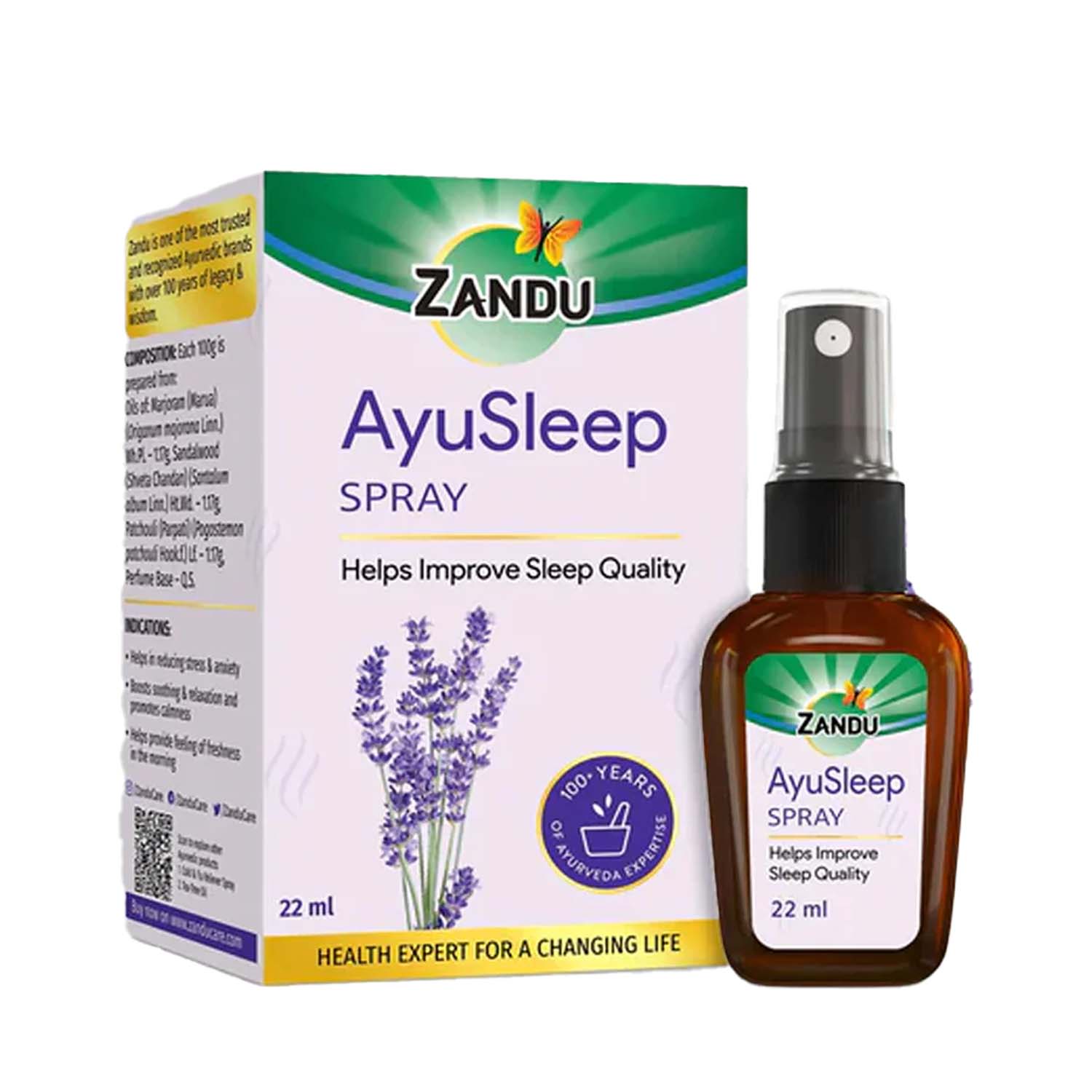 Zandu AyuSleep Lavender Pillow Spray