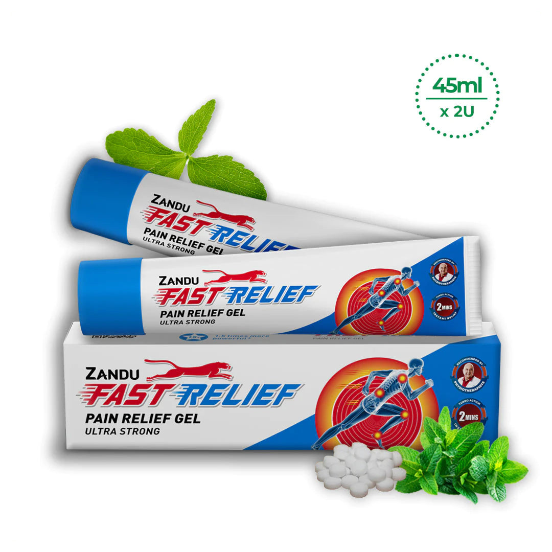 Zandu Fast Relief Pain Gel 45ml Pack of 2