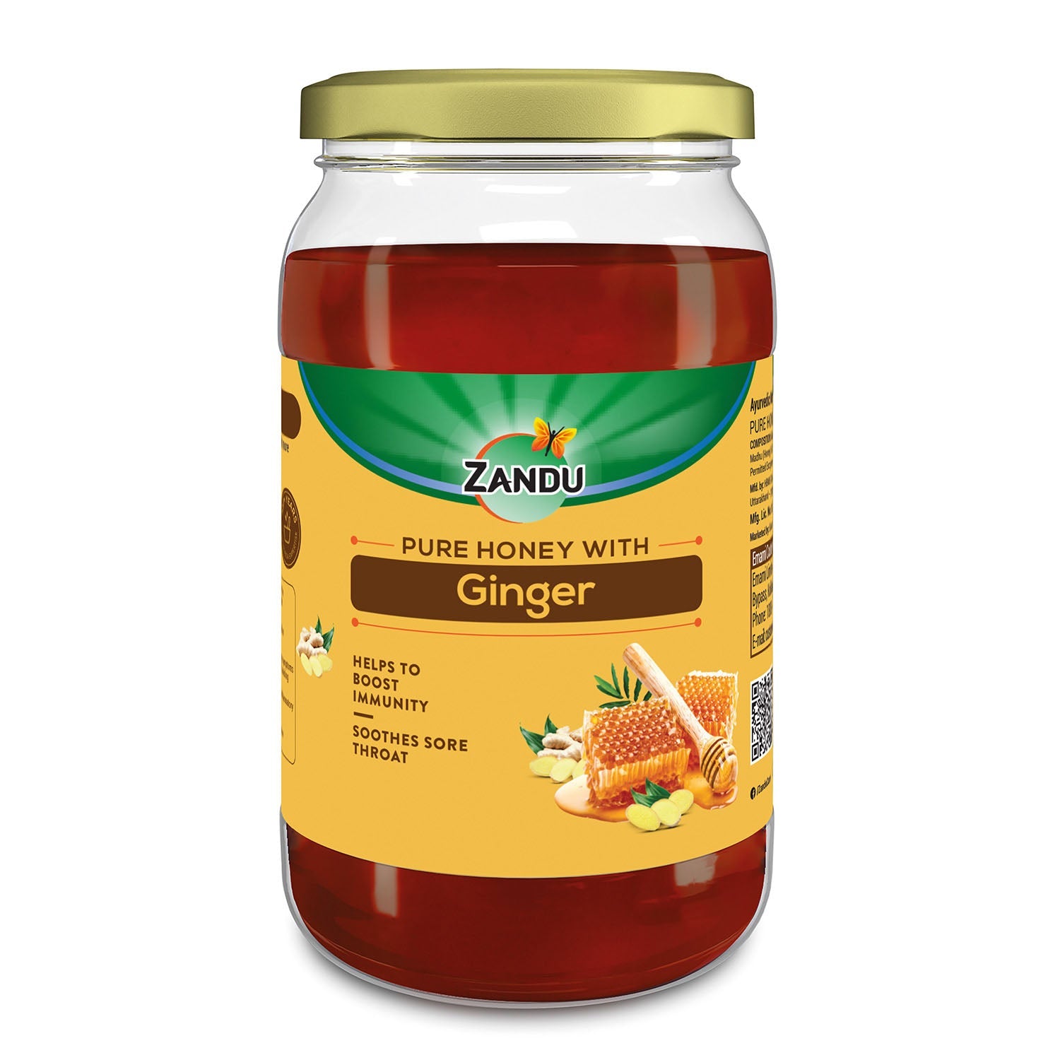 Zandu Ginger Honey 500g