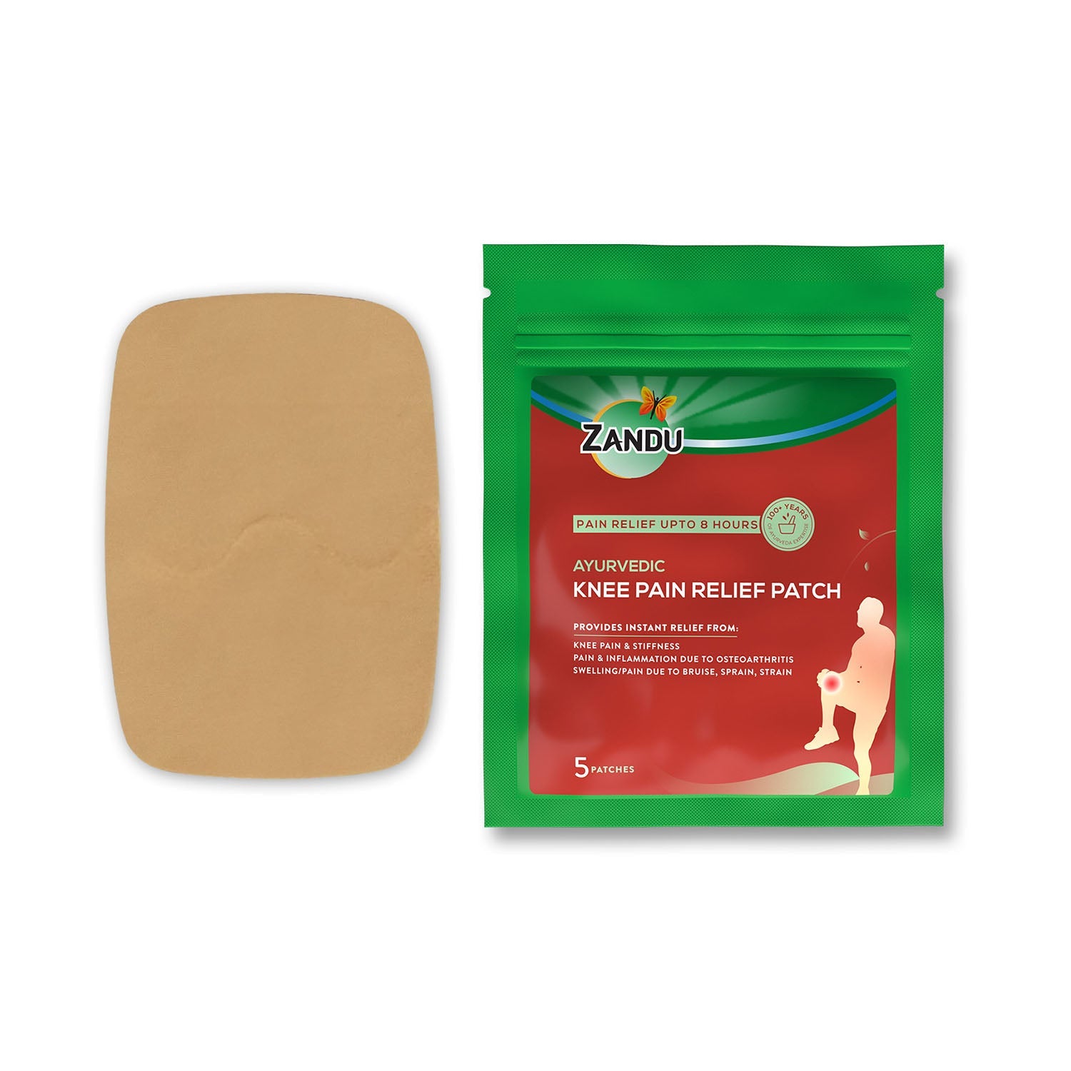 Zandu Knee Pain Relief Patch Pack of 5