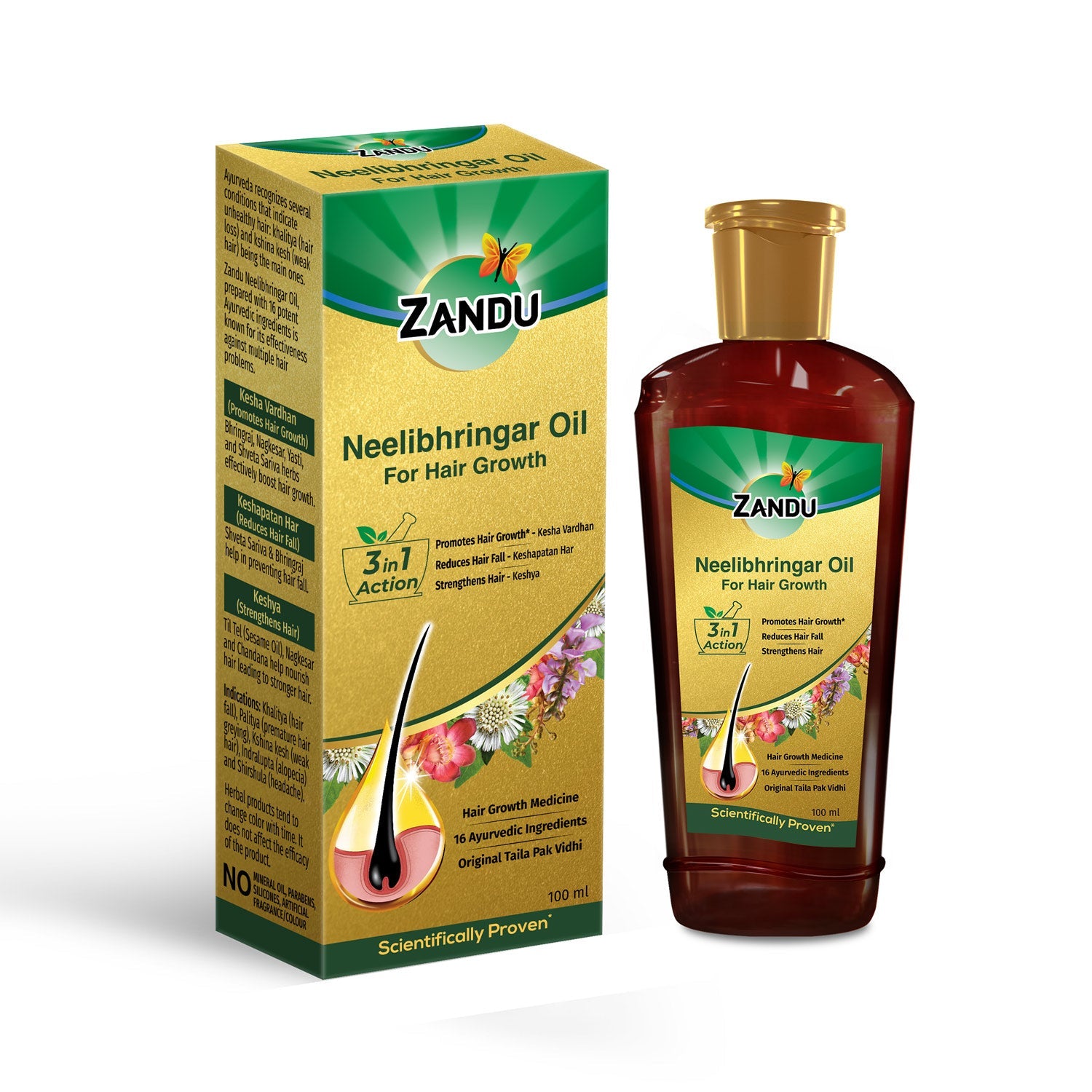 Zandu Neelibhringar Hair Oil 100ml