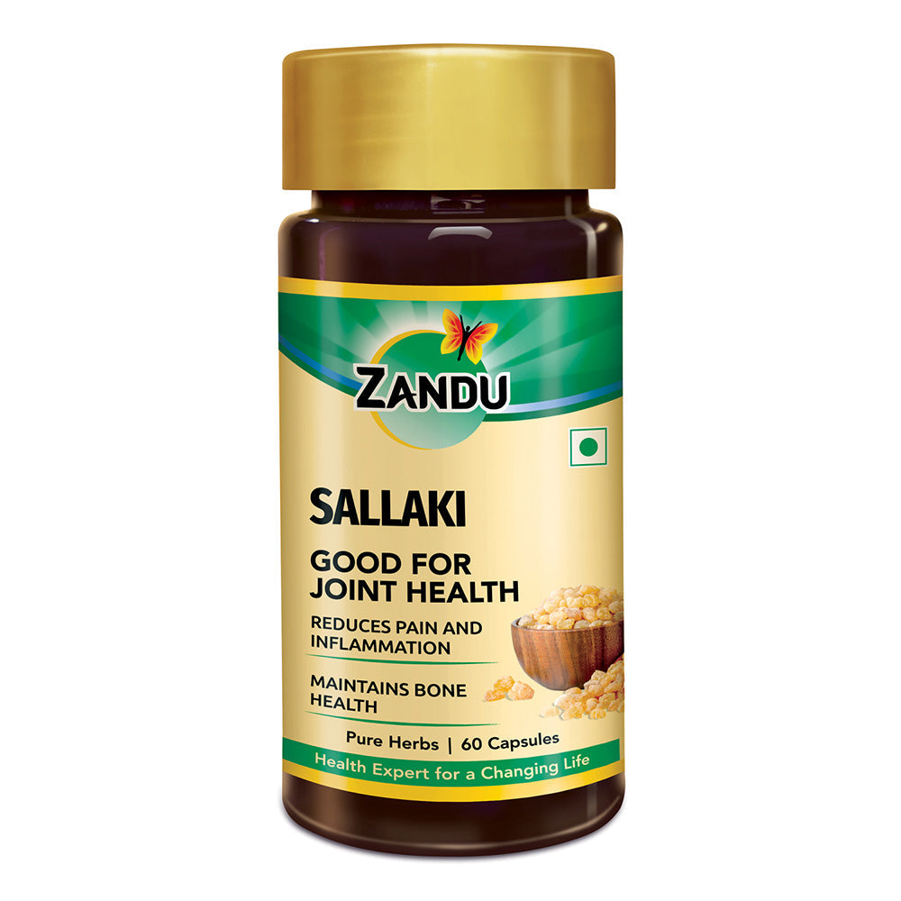 Zandu Pure Sallaki Capsules – Joint & Muscle Support