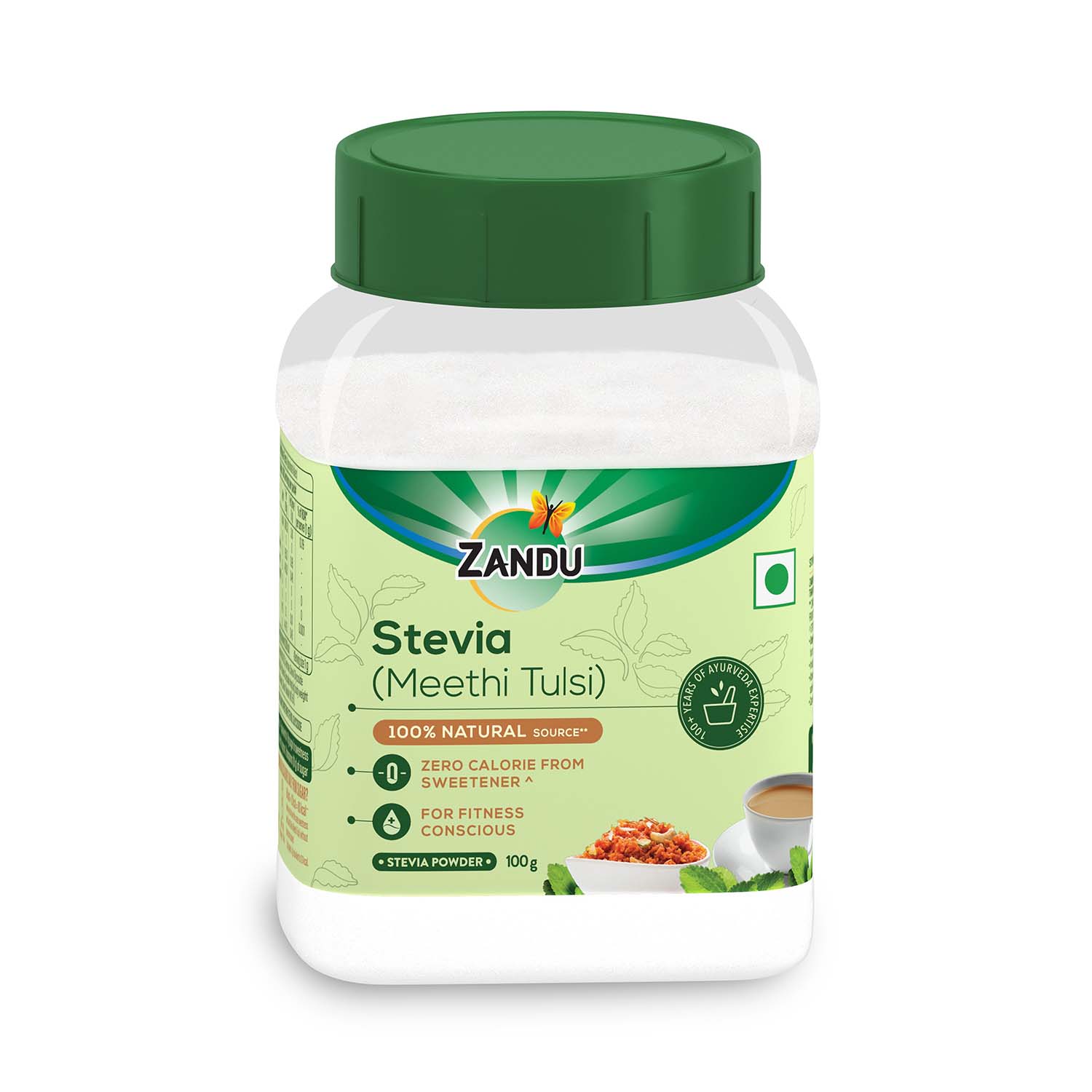 Zandu Zero Calorie Stevia Powder 100g