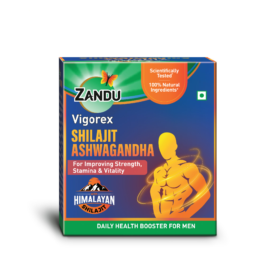 Zandu Vigorex Shilajit Ashwagandha Capsules (60 Caps)
